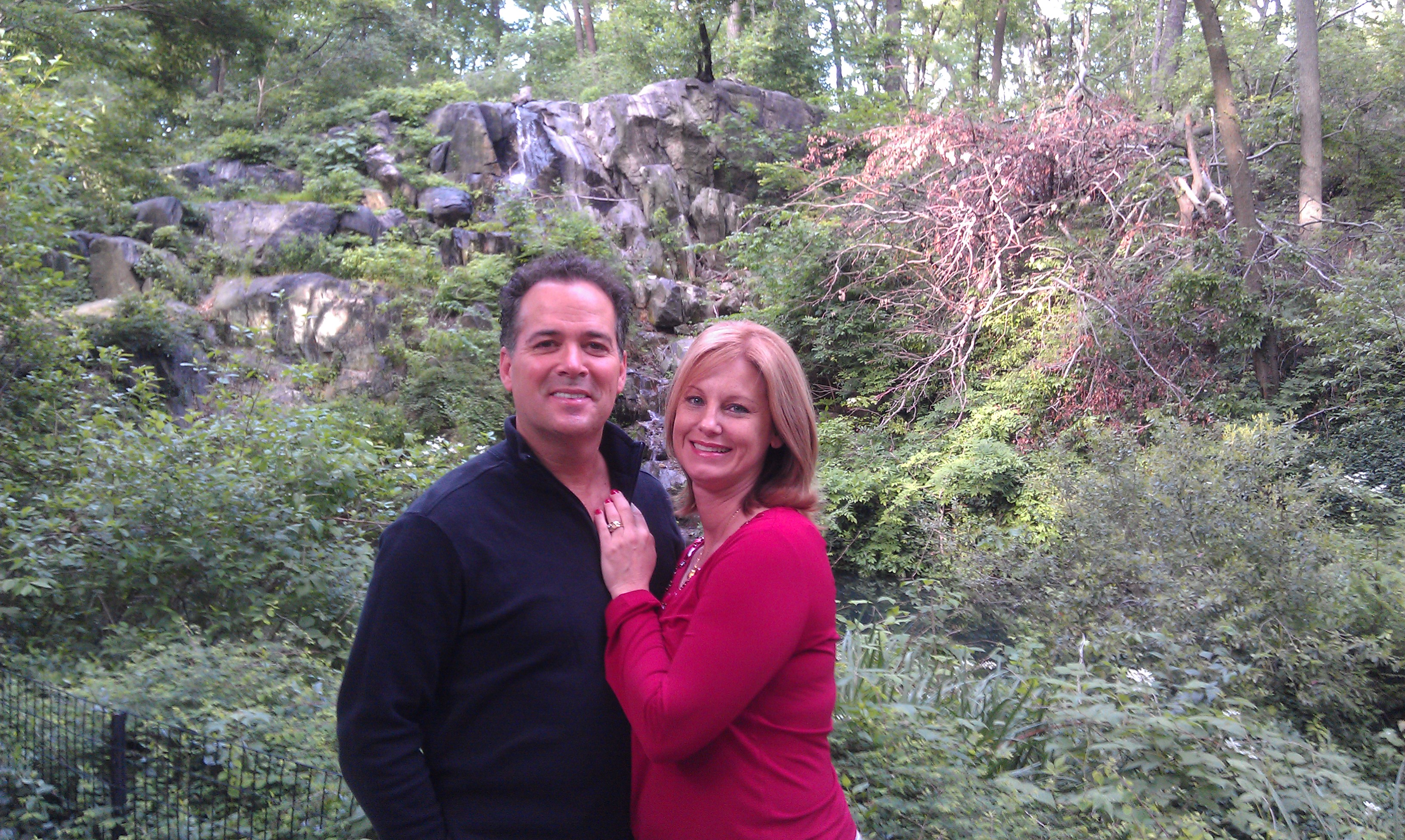 Todd and Tracy DuBord in Central Park (New York)